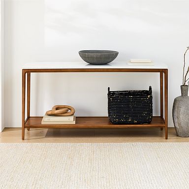 Marble entry table discount