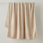 Chunky Cotton Knit Throw