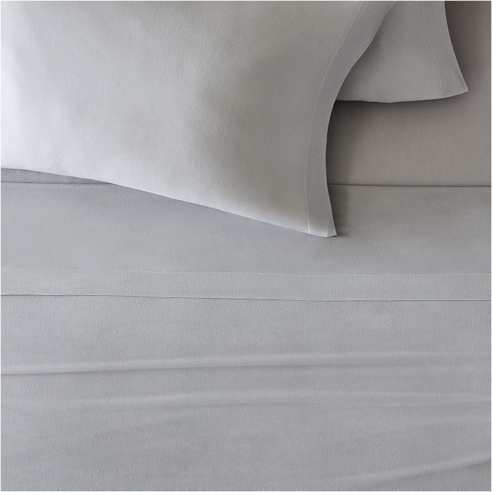 West elm newest brushed silky soft Tencel king size sheet set in slate gray