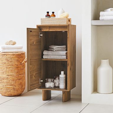 Floor Cabinets Shelving Stylish Bathroom Storage West Elm