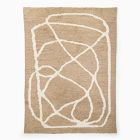 Scribble Shag Wool Rug