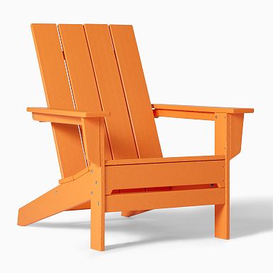 West elm orange chair top