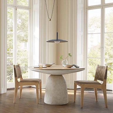 West elm cement table discount