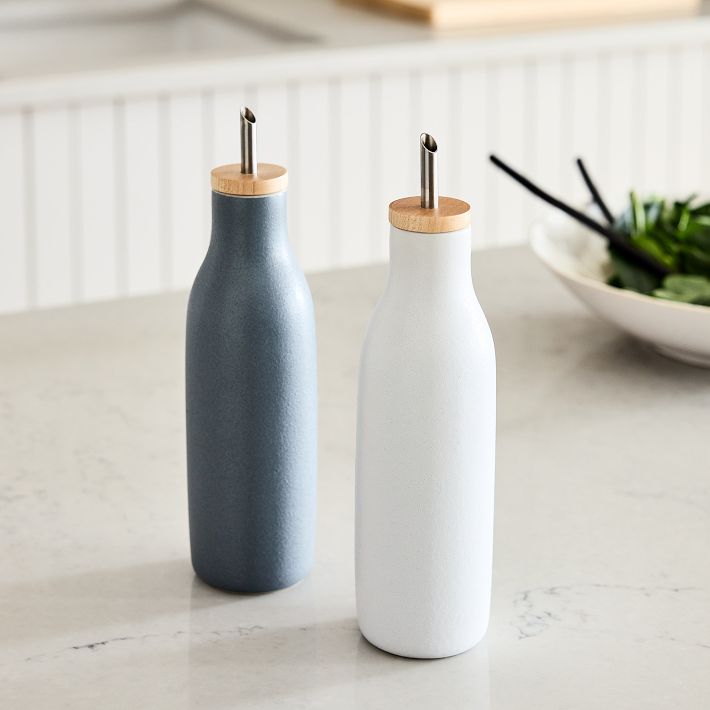 Kaloh Stoneware Oil & Vinegar Dispensers (Set of 2)