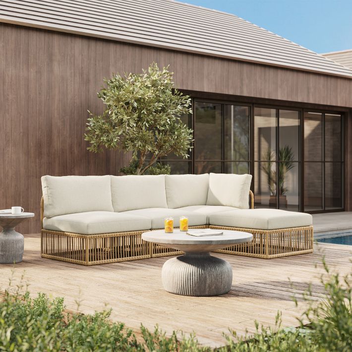 Build Your Own Tulum Outdoor Modular Sectional West Elm