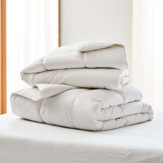 West elm Tencel king / cali king popular duvet white