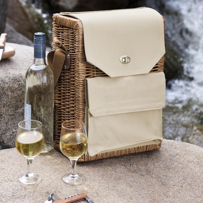 Country Canvas Wine Bag (4 Piece Set)
