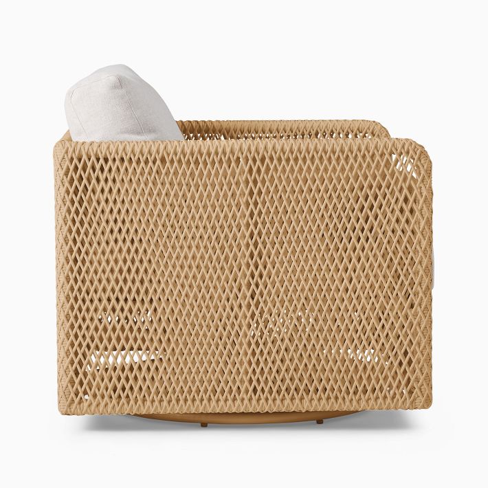 Coastal Outdoor Swivel Chair West Elm