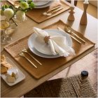 Textured Canvas Cotton Placemat Sets