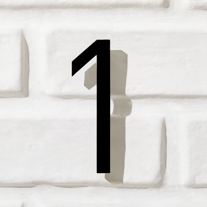 Modernist House Numbers