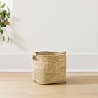 Metallic Woven Storage Basket