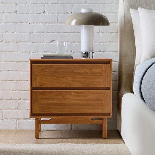 Keira 25 Nightstand Cool Walnut Set of 2 West Elm