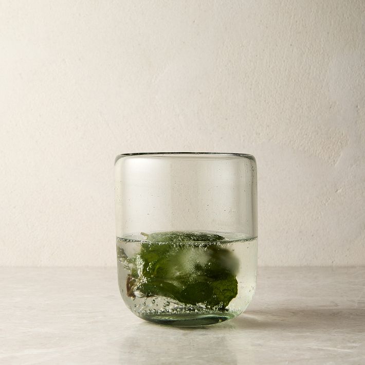 Recycled Mexican Double Old Fashioned Glass Sets (Set of Four) - Non Luster