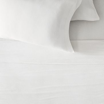 West Elm Silky cheapest TENCEL™ Sheet Set In White Full