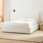 Emmett Nontufted Side Storage Bed - Wood Legs