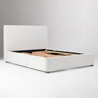 Emmett Nontufted Side Storage Bed - Wood Legs