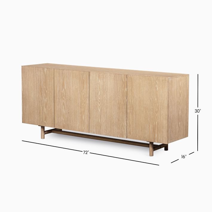 Modern Oak Buffet 72