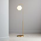 Sculptural Faceted Floor Lamp (58&quot;)