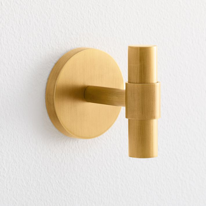 Pure Modernist Bath Hardware - Towel Hook