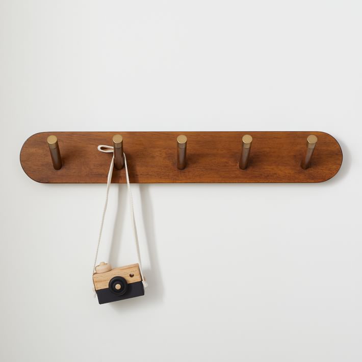 Mid-Century Wall Rack - Acorn