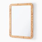 Burled Wood Wall Mirror