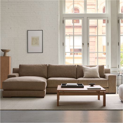 Dalton 2 Piece Chaise Sectional | Sofa With Chaise | West Elm
