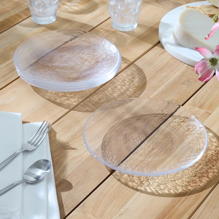 Los Cabos Glass Salad Plates (Set of 4)