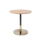 Orbit Restaurant Dining Table - Wood - Round