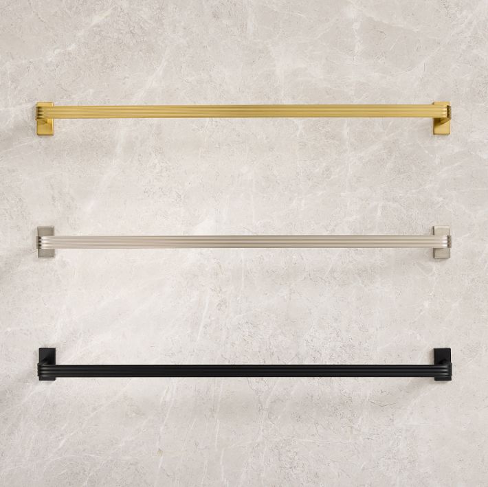Reeded Bathroom Hardware - Towel Bar | West Elm