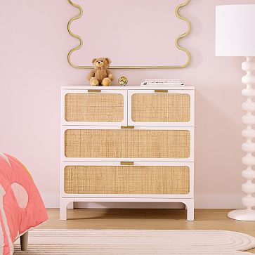 Ida Woven Narrow Dresser 36 West Elm