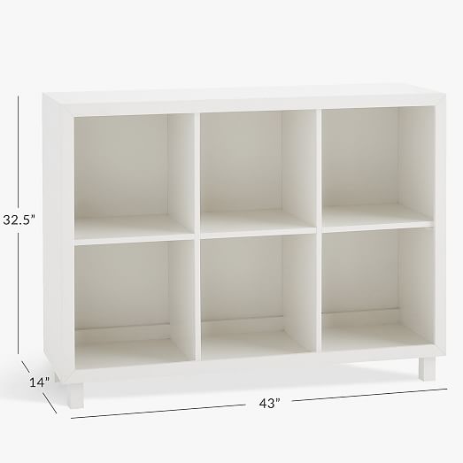 Parker Cubby Bookcase West Elm
