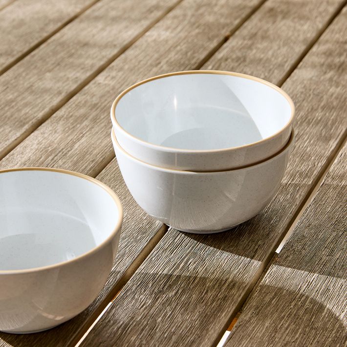Mill Melamine Outdoor Cereal Bowl Sets