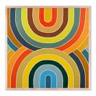 Overlapping Arcs Framed Wall Art by Erica Hauser