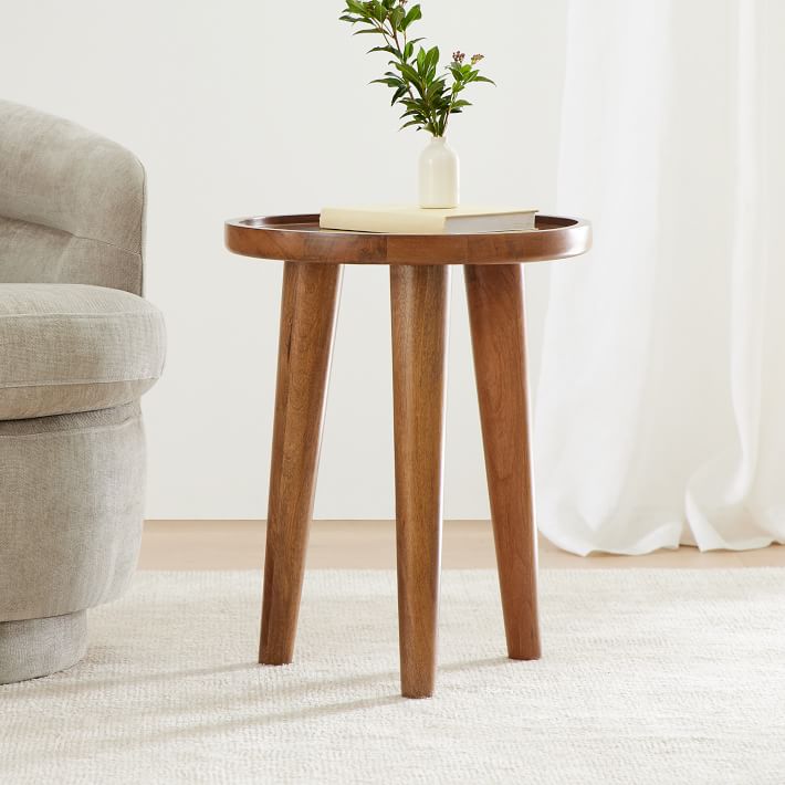 West elm wood side table hotsell