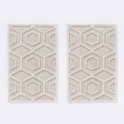 Graphic Wood Hexagon Dimensional Wall Art