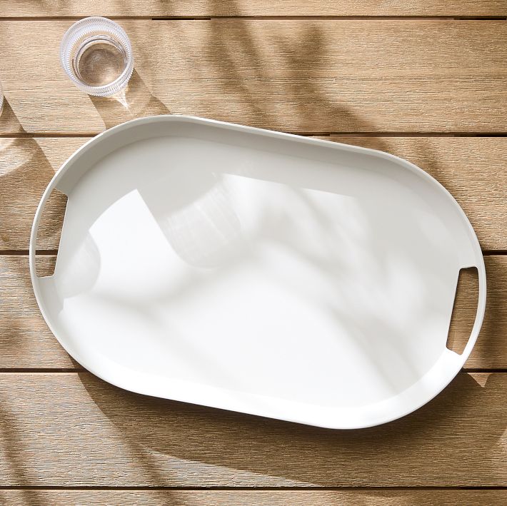 Modern Melamine Serving Tray