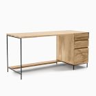 Industrial Modular Desk w/ File Cabinet (64&quot;)