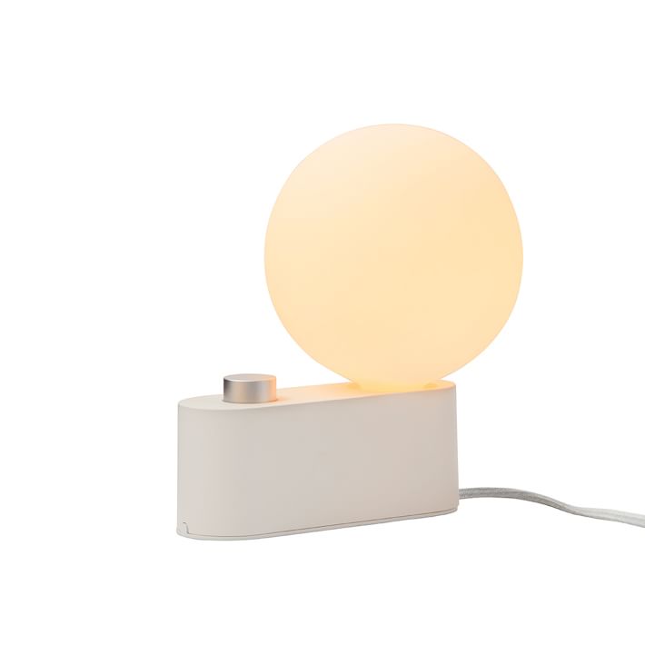 【おしゃれ】WEST ELM Tala Alumina Light w/Sphere ランプ Tala Alumina Light w/Sphere IV Bulb | West Elm