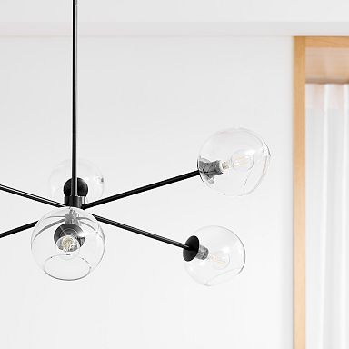 Chandeliers Staggered Glass Collection West Elm