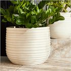 Grooved Terracotta Indoor/Outdoor Planters