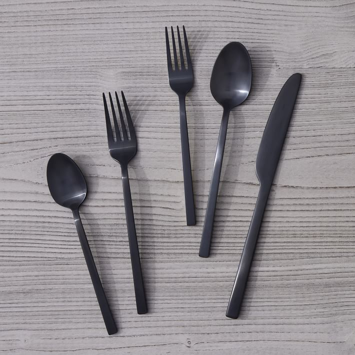 Briggs Flatware Sets - Black Satin (20 Piece Set)