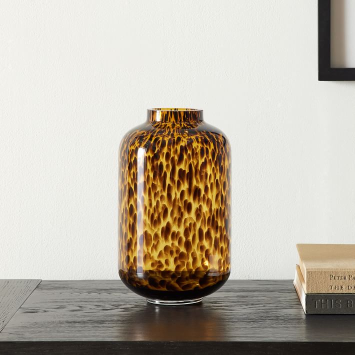 Mari Glass Vases - Tortoise (Med)