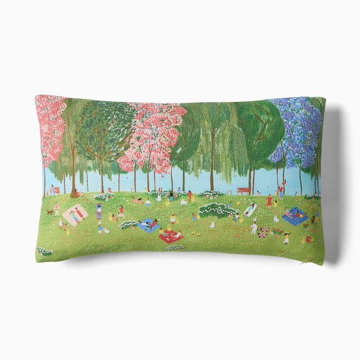 Nicole Cicak Springtime Picnic Pillow Cover