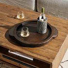 Tadeo Round Wood Tray