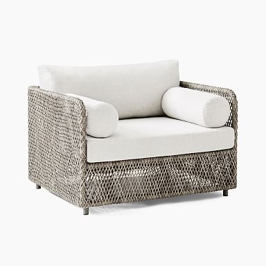 Armchair Coastal Wicker Collection West Elm