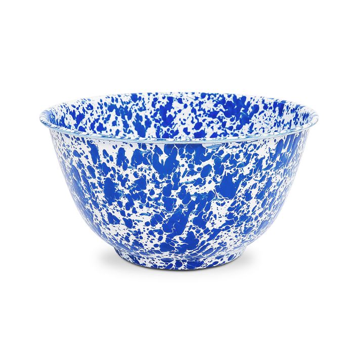 Crow Canyon Marble Splatter Enamel Serveware Collection - Bowl