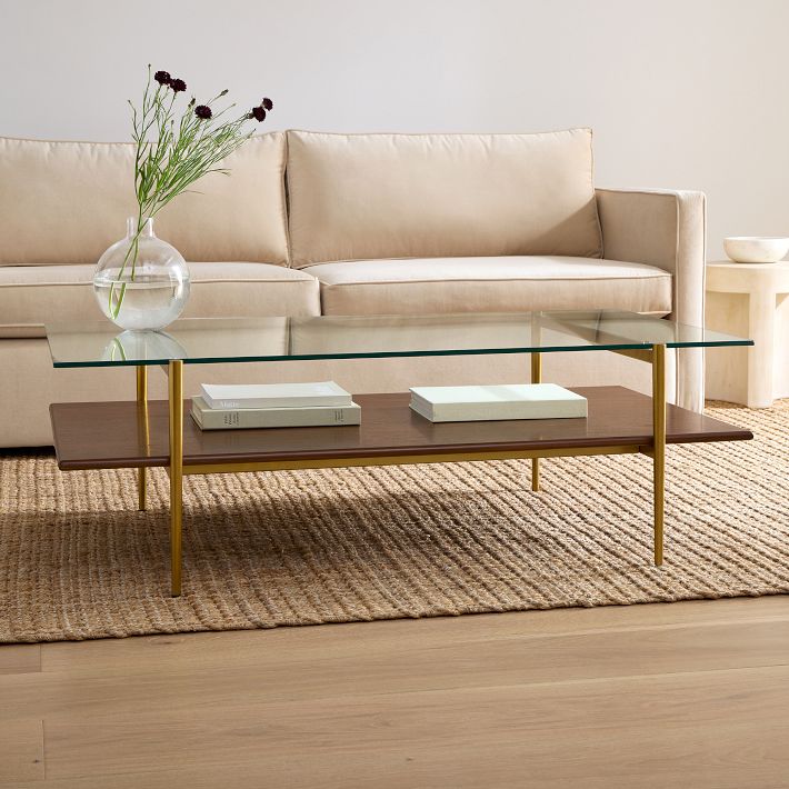 Mid Century Art Display Coffee Table 46 52