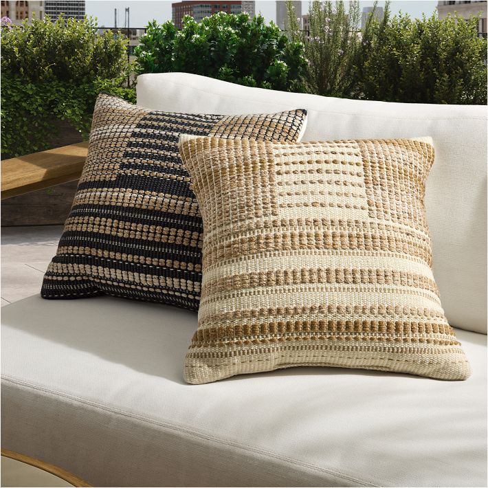 Mixed Texture Indoor/Outdoor Pillow