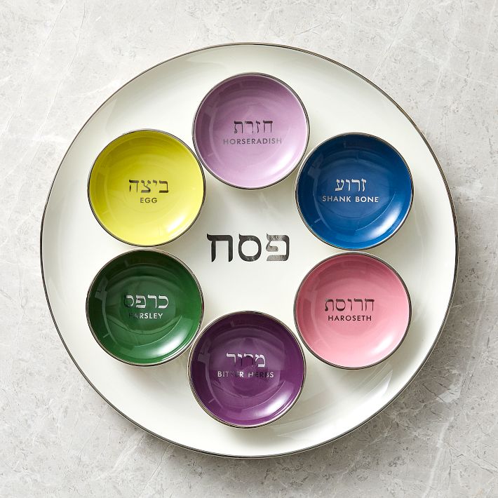 Colorful Seder Plate