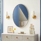 Joseph Altuzarra Ball Detail Oval Mirror (30&quot;W x 40&quot;H)